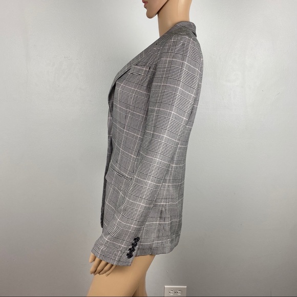 NEW ATM ANTHONY THOMAS MELILLO HOUNDSTOOTH PLAID BLAZER - Picture 6 of 10